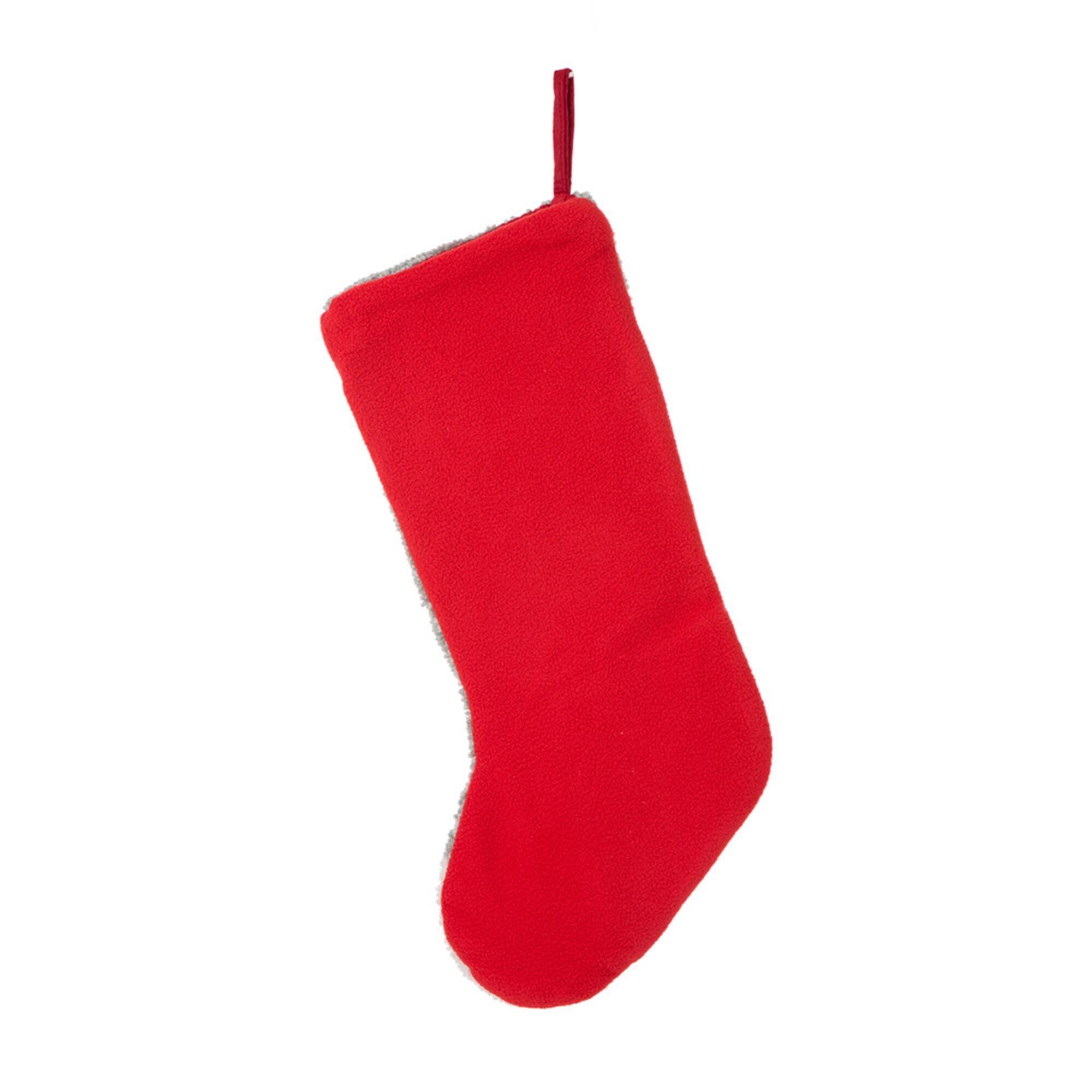 Glitzhome® 19" Fox Hooked Stocking